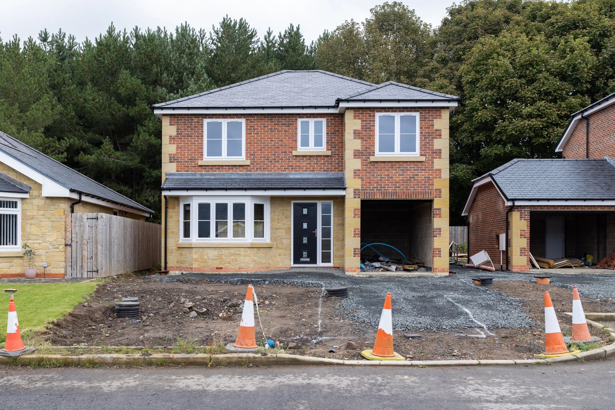 Home exterior representing restoration and structural protection