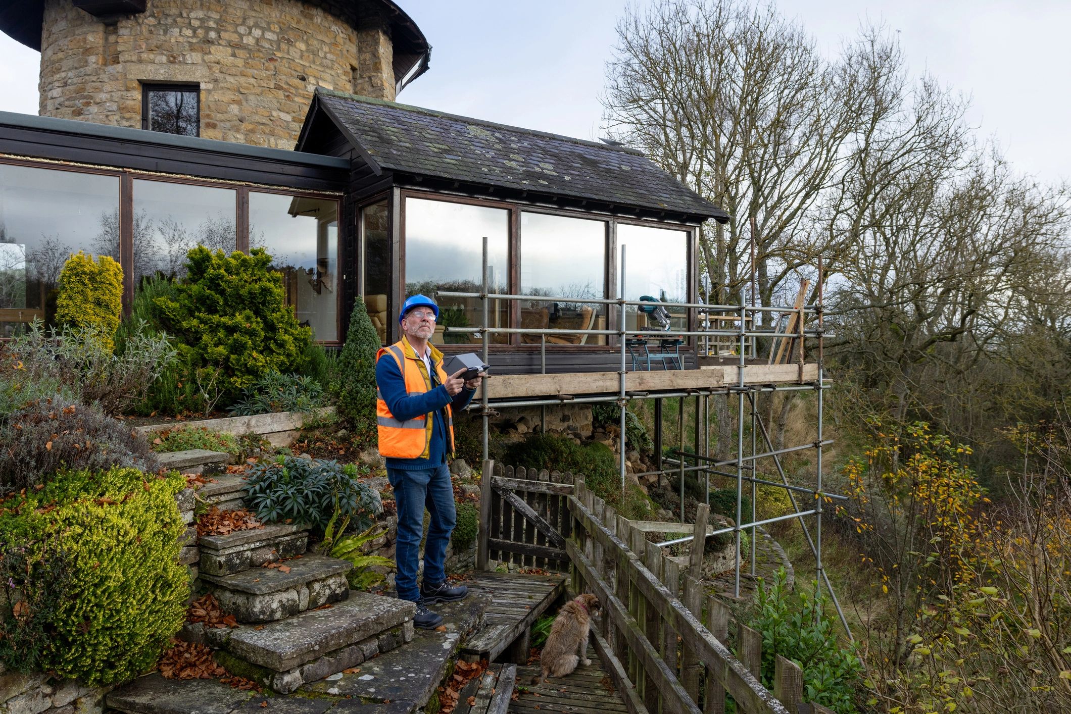 Property inspection in progress